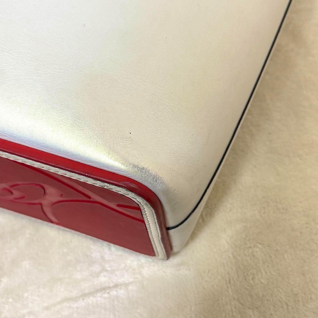 クリスチャン ルブタン トートバッグ カバタ スタッズ ポーチ付き