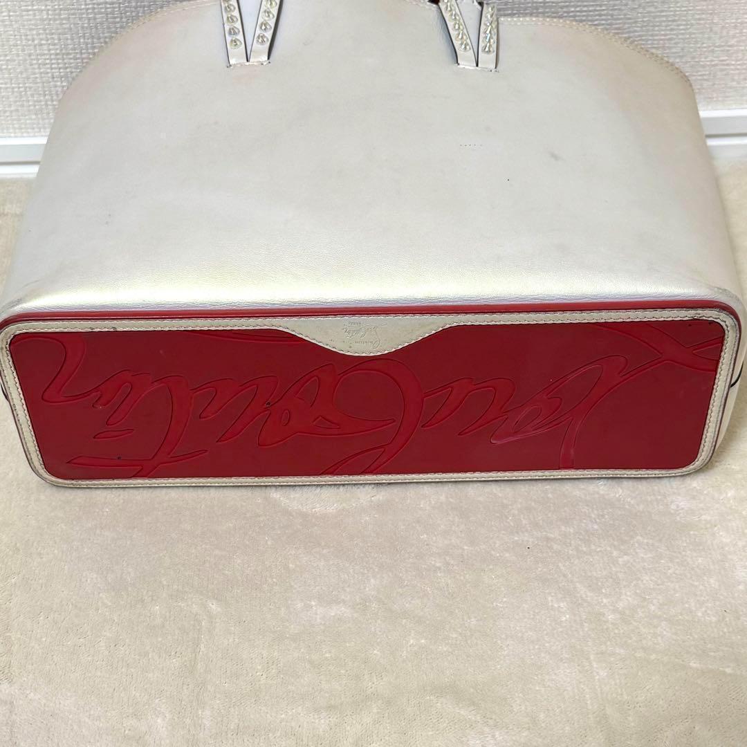 クリスチャン ルブタン トートバッグ カバタ スタッズ ポーチ付き