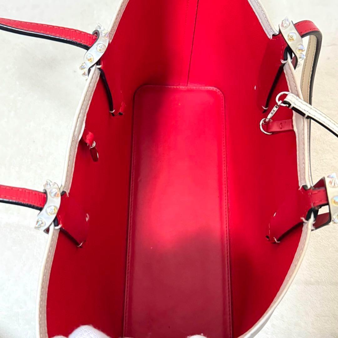 クリスチャン ルブタン トートバッグ カバタ スタッズ ポーチ付き