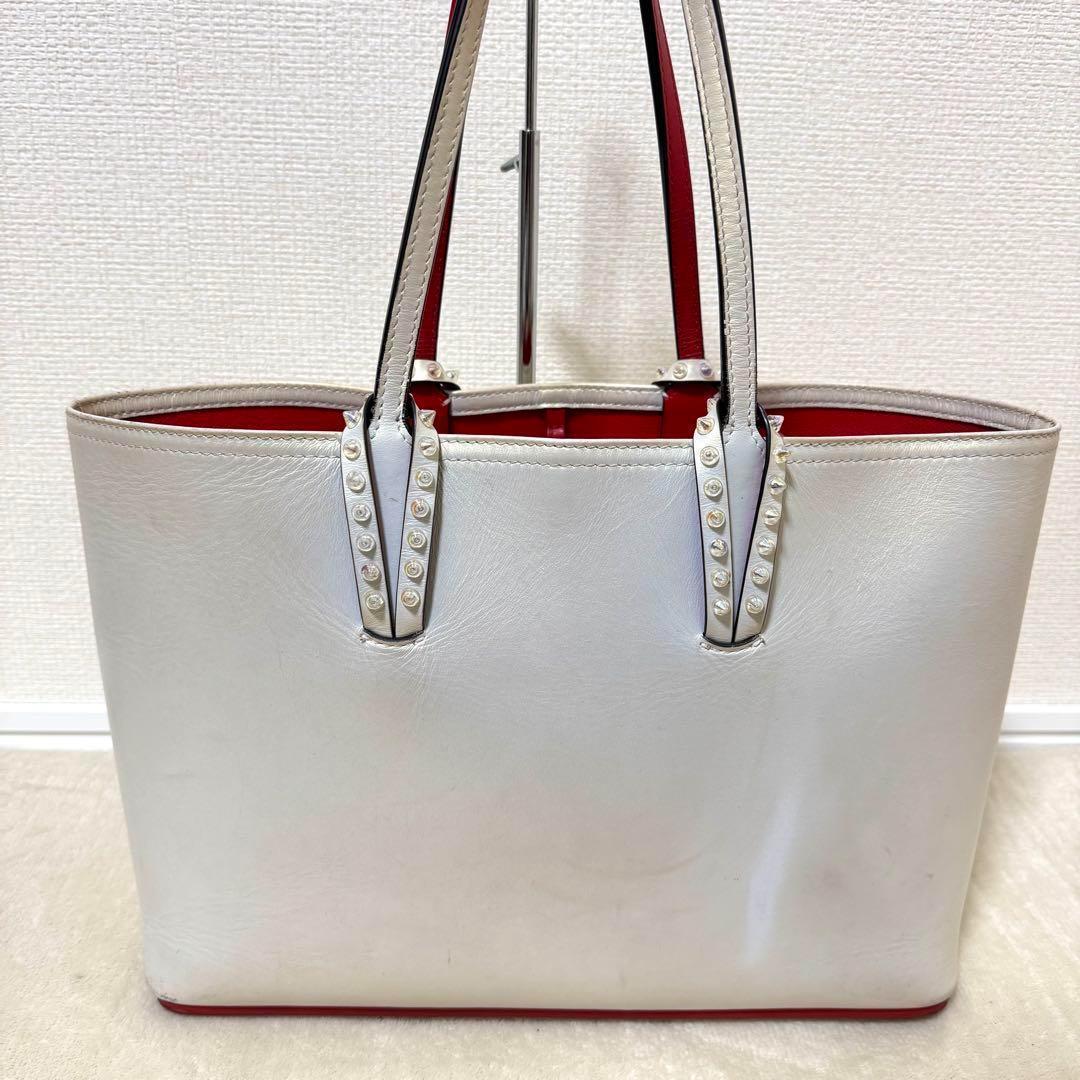 クリスチャン ルブタン トートバッグ カバタ スタッズ ポーチ付き