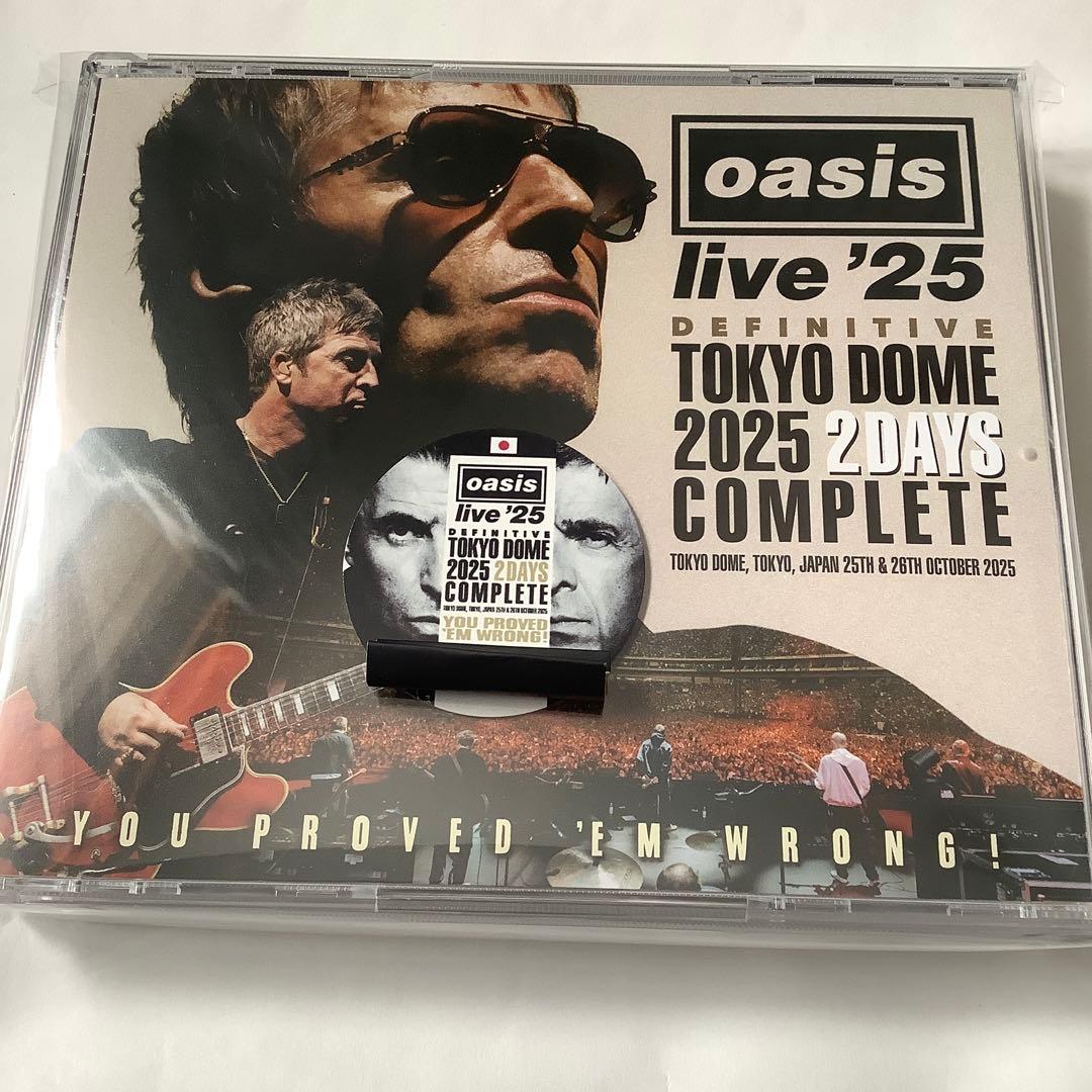 oasis DEFINITIVE TOKYO DOME 2025 新品 初回特典