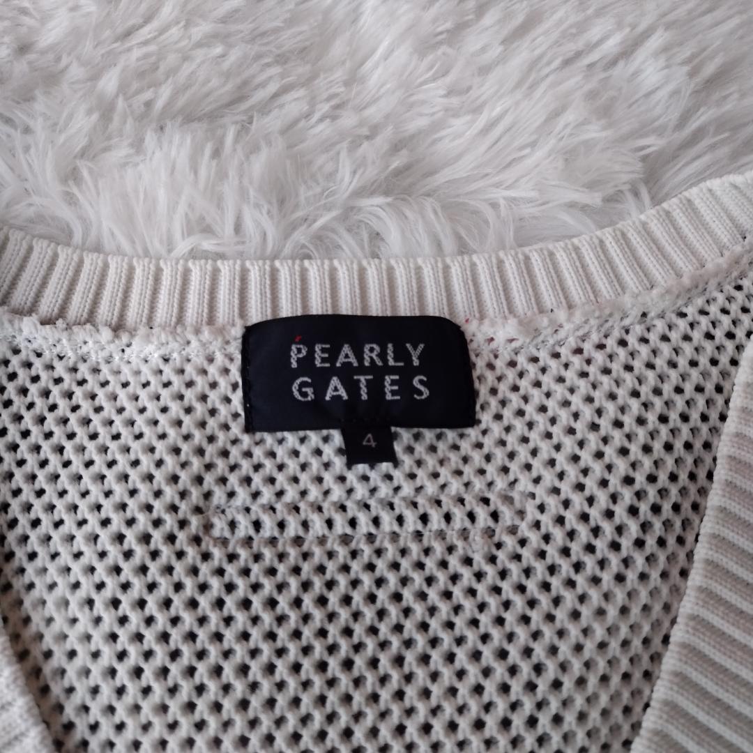 【完売品】パーリーゲイツ LIBERTY プリント Vネック ニットベスト 花柄