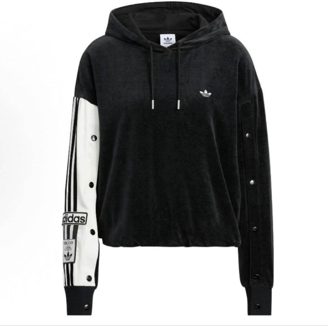 【新品未使用】adidas ADIBREAK VELOUR フーディ　Lサイズ