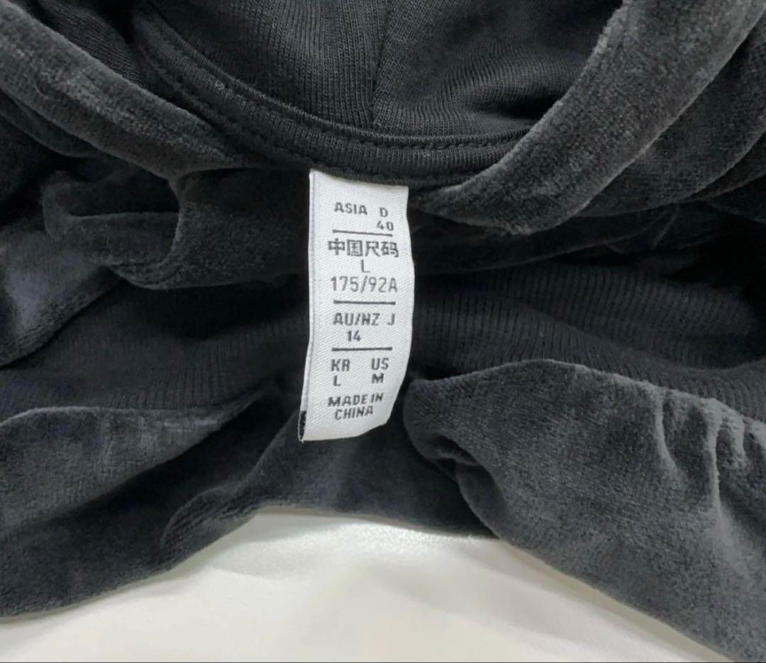 【新品未使用】adidas ADIBREAK VELOUR フーディ　Lサイズ