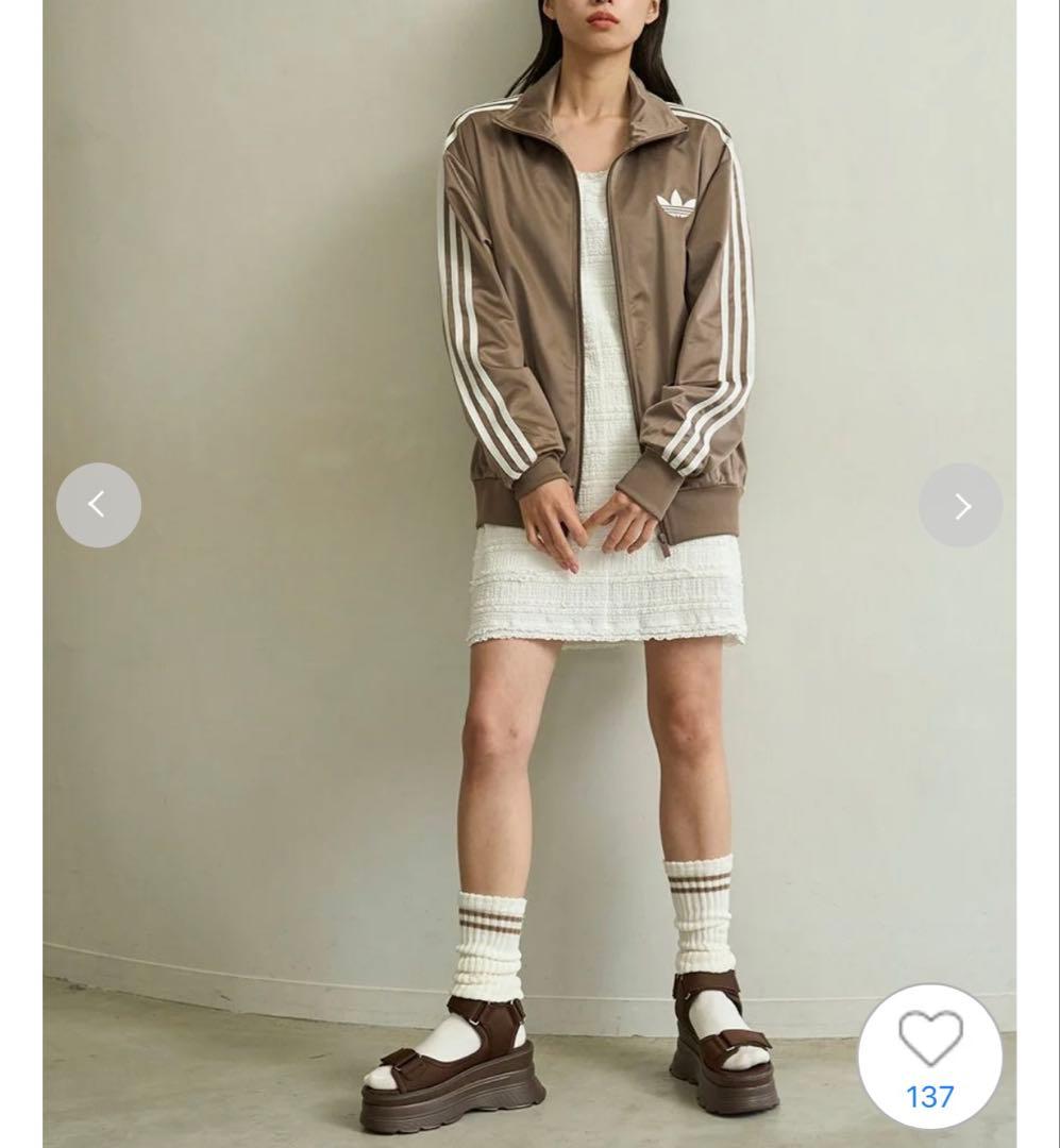 adidas×SNIDEL トラックジャケット