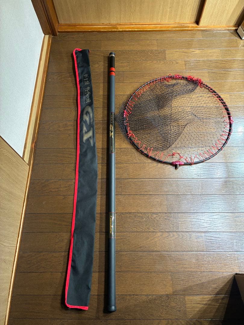 がまかつ　タモの柄　GX 530 枠網セット　検）サンライン　釣士道　ダイワ