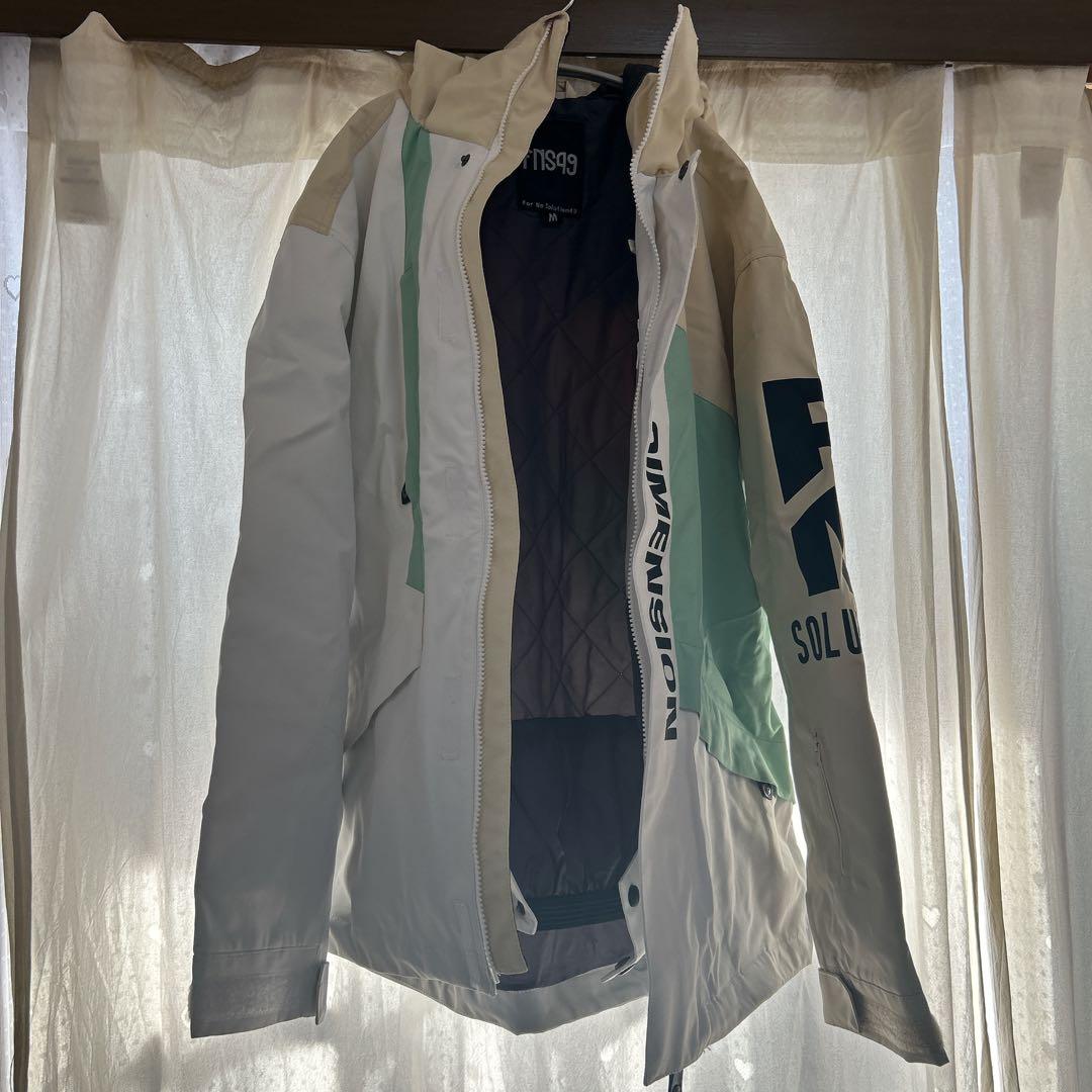 あおさ⭐︎スノーボードウェア ホワイト・ミント・ピンク