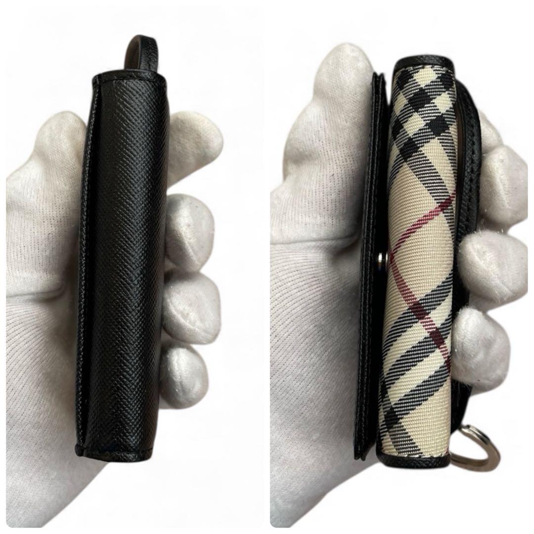 【未使用品】 BURBERRY バーバリー キーケース ノバチェック　レザー