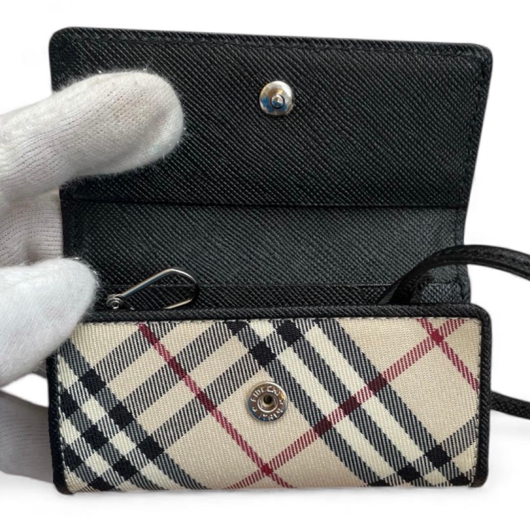 【未使用品】 BURBERRY バーバリー キーケース ノバチェック　レザー