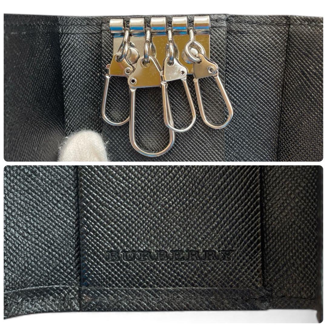 【未使用品】 BURBERRY バーバリー キーケース ノバチェック　レザー