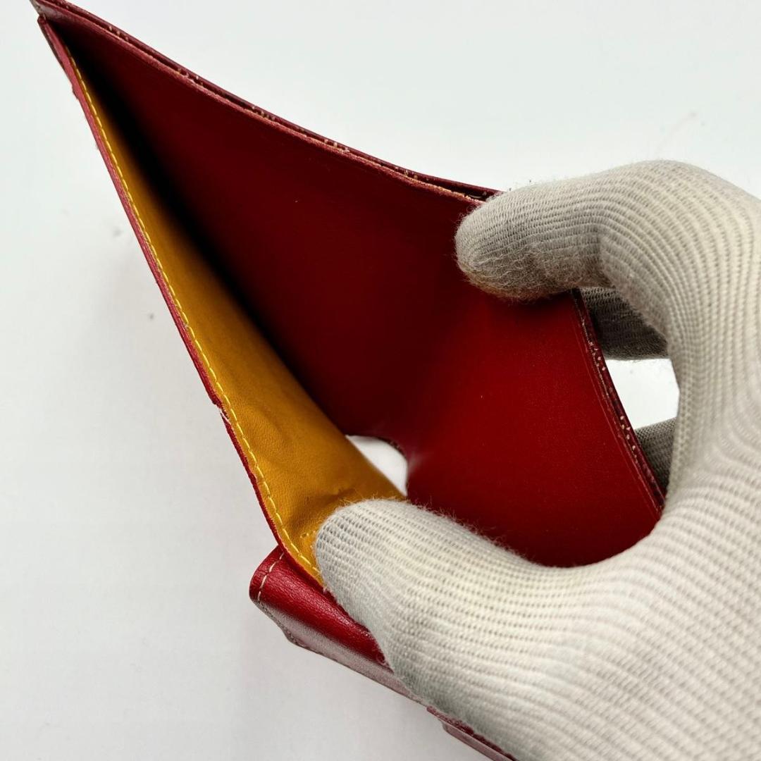 入手困難 ゴヤール GOYARD 折財布 pvc レッド メンズ ユニセックス