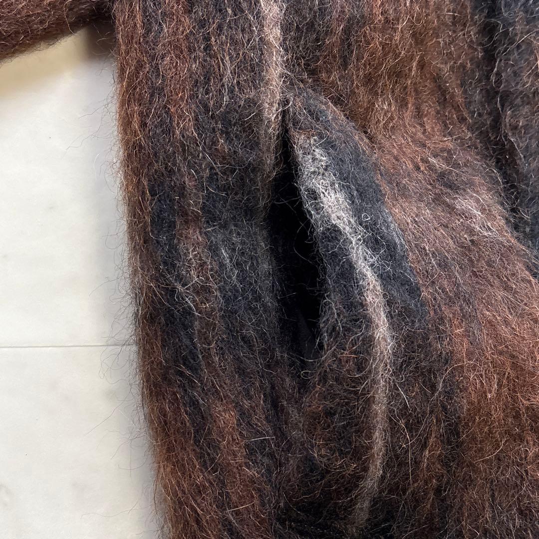 ジャーナルスタンダード 美品 シャギーチェックWブレストコート 茶 チェック