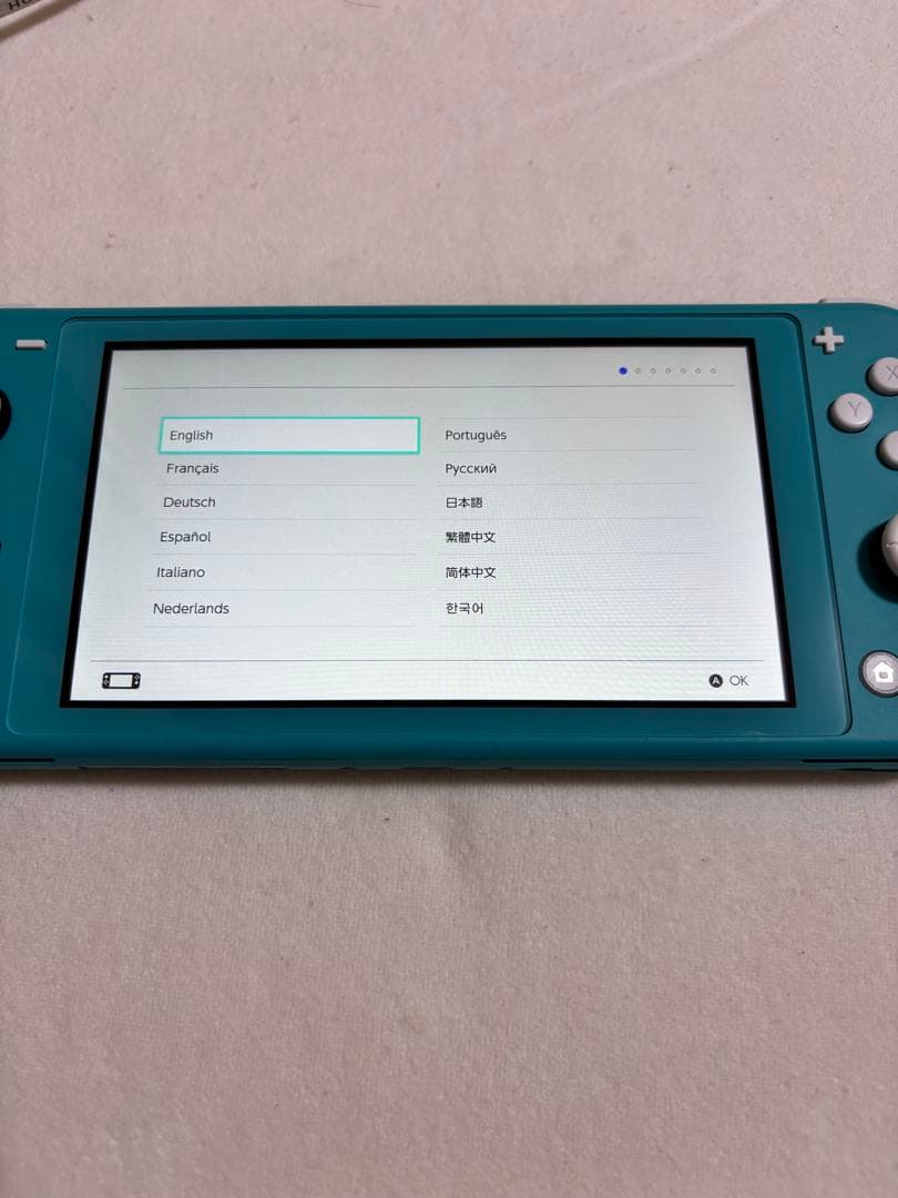 Nintendo Switch Lite ターコイズ 本体　充電器付き