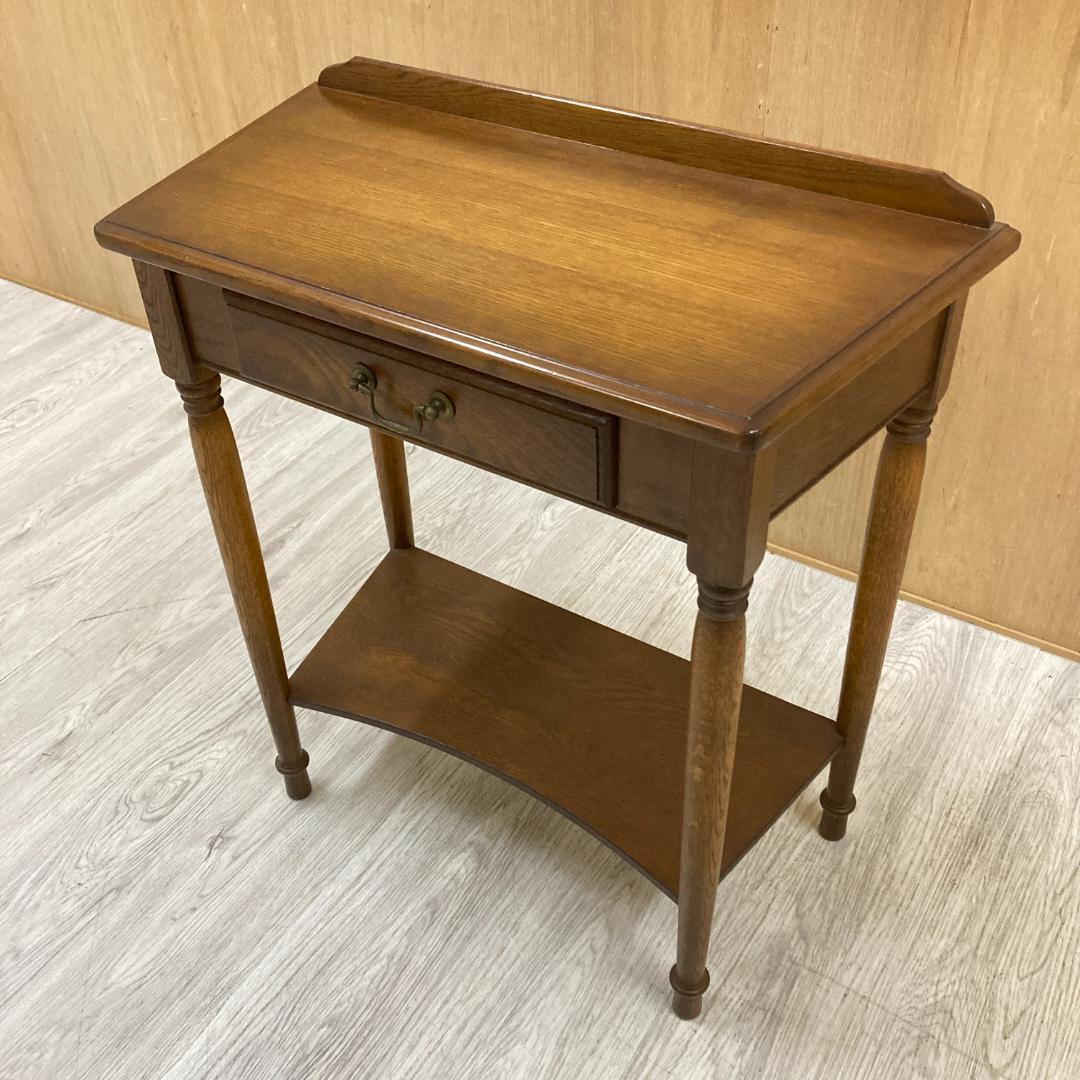 【飛騨産業】キツツキ　コンソールテーブル　サイドテーブル　花台　サイドボード