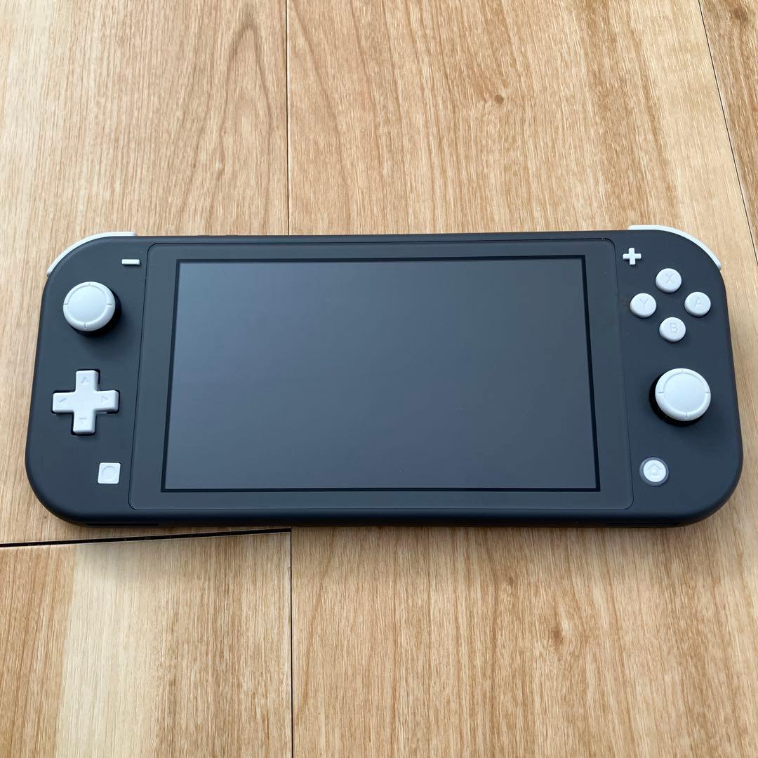 Y*3様 Nintendo Switch Liteグレー 充電器付き　カバー付ケ