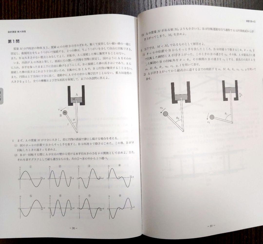 鉄緑会 2024年東大物理 〚直前講習〛全4日分