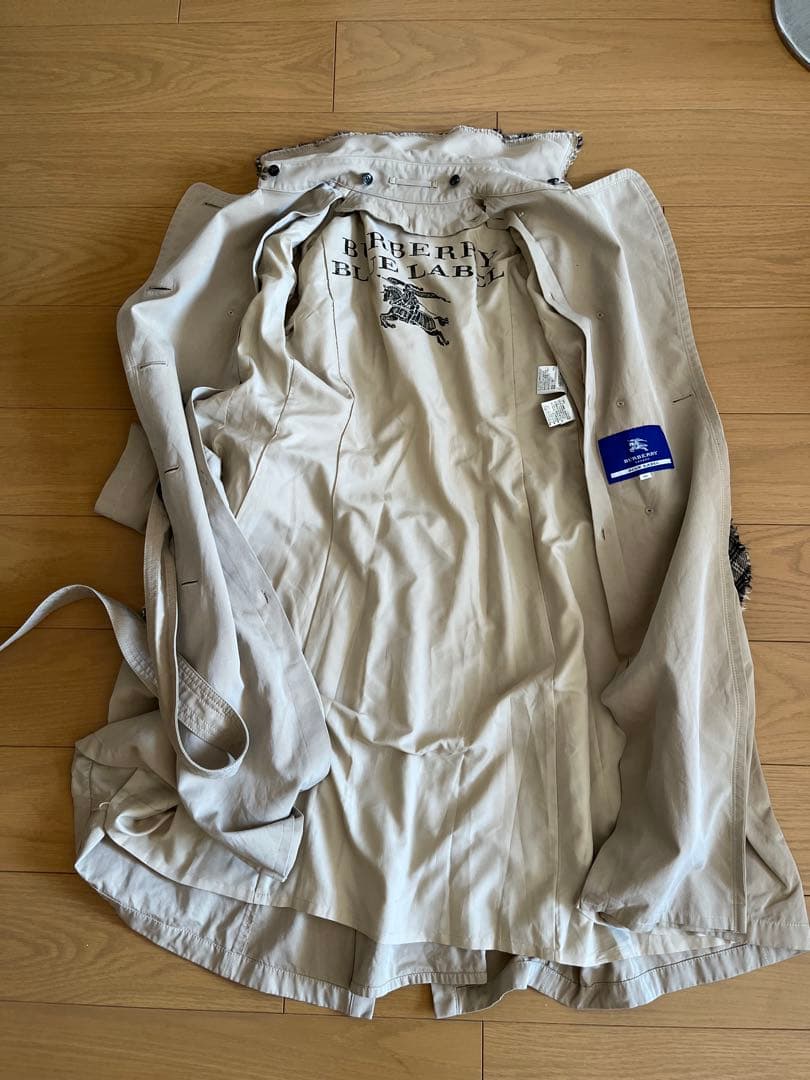 よっちゃん　バーバリーロンドンライナートレンチコート