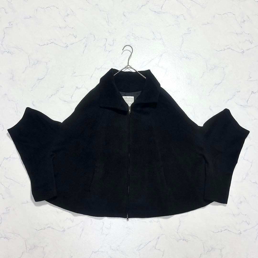 【美品】BEARDSLEY ビアズリー /ポンチョ ケープ コート ブラック