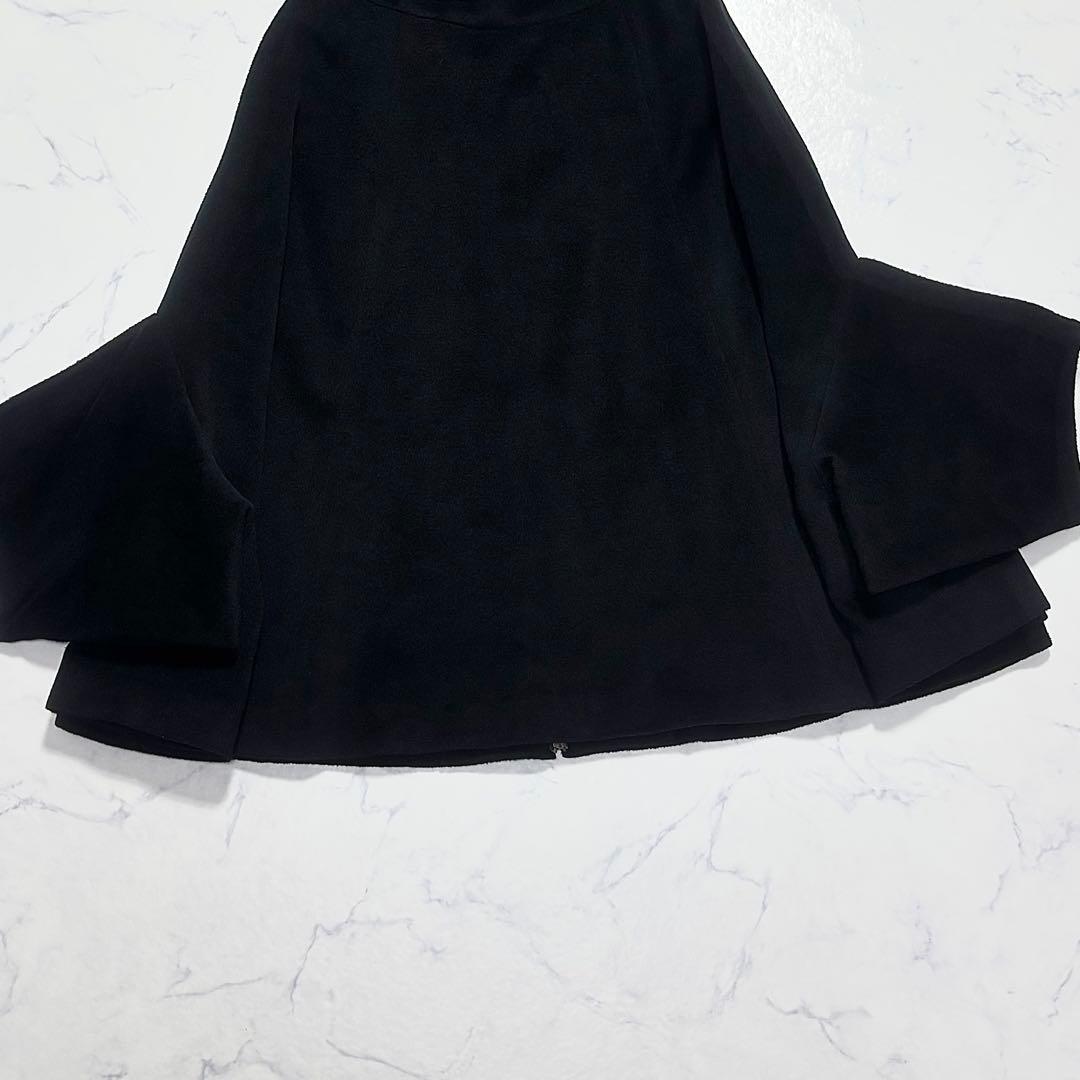 【美品】BEARDSLEY ビアズリー /ポンチョ ケープ コート ブラック