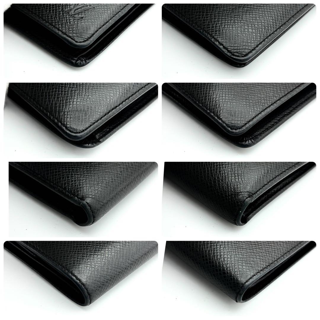 ☆美品☆ルイヴィトン 折り財布 ポルトビエ3カルトクレディ タイガ ブラック 黒