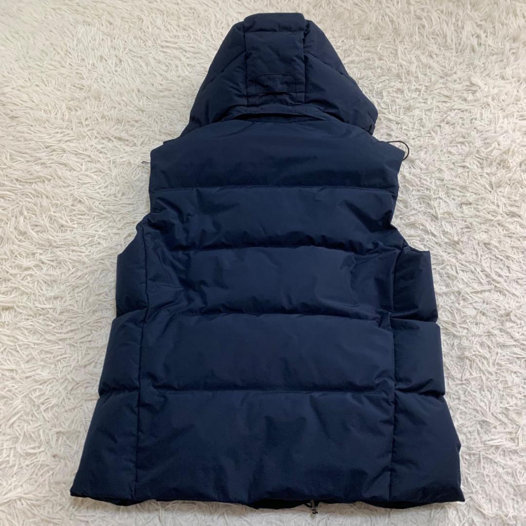 15219✨ポロラルフローレン ダウンベスト ポリエステル ネイビー 無地