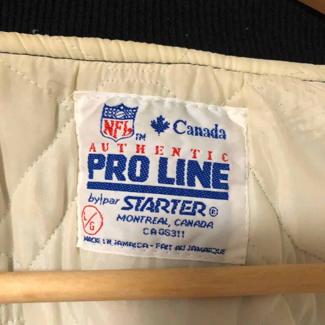 80s STARTER製 NFL RAIDERS stadium jacket