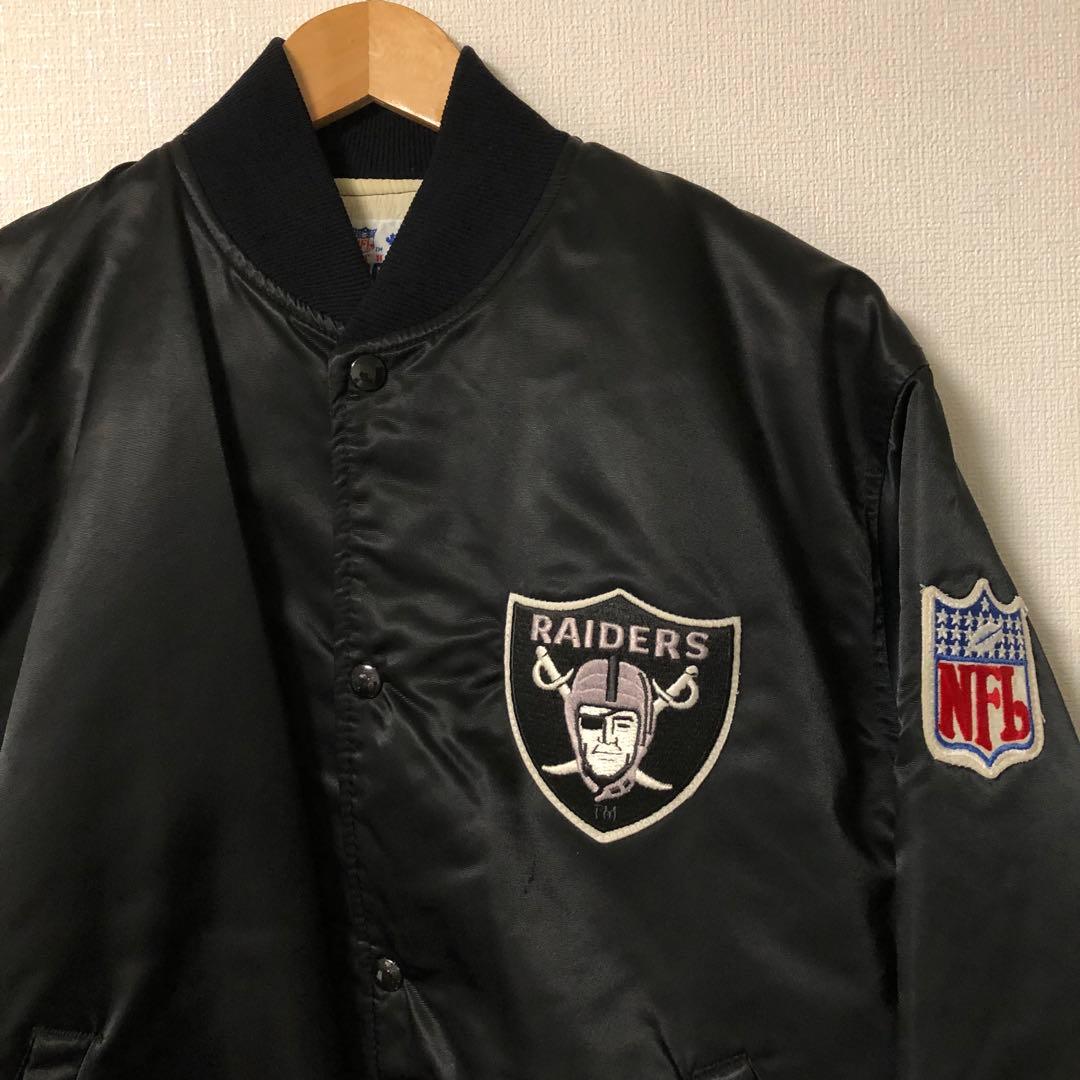 80s STARTER製 NFL RAIDERS stadium jacket