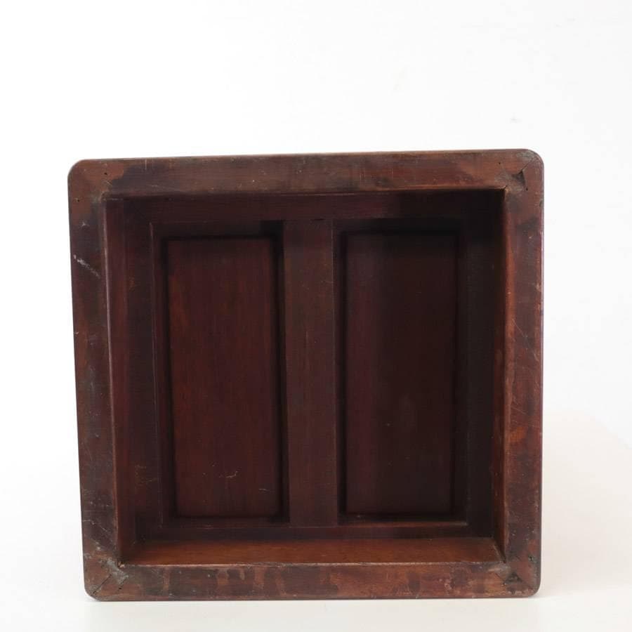 高級銘木 唐木 花梨無垢 螺鈿細工 サイドチェスト 8杯 小箪笥 H60cm