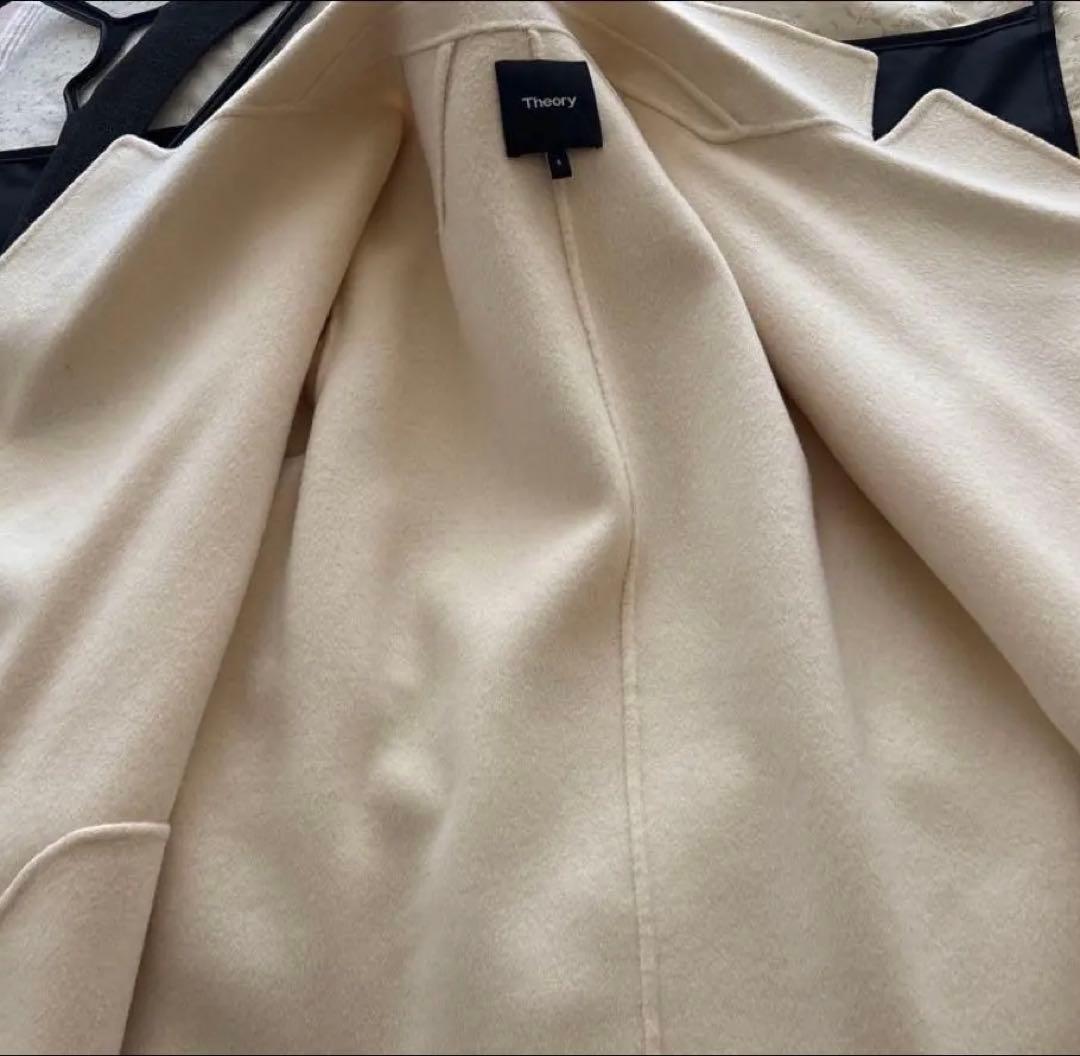 theory カシミヤ混ウールコート