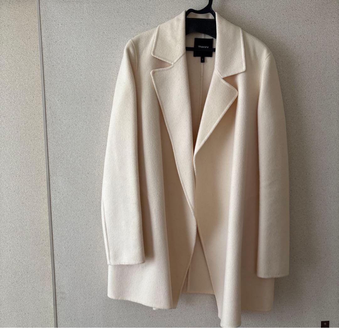 theory カシミヤ混ウールコート