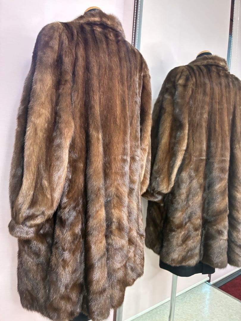 grace ❣️デミパフ　ミンク　デザイン　コート《貂皮　毛皮　大衣》