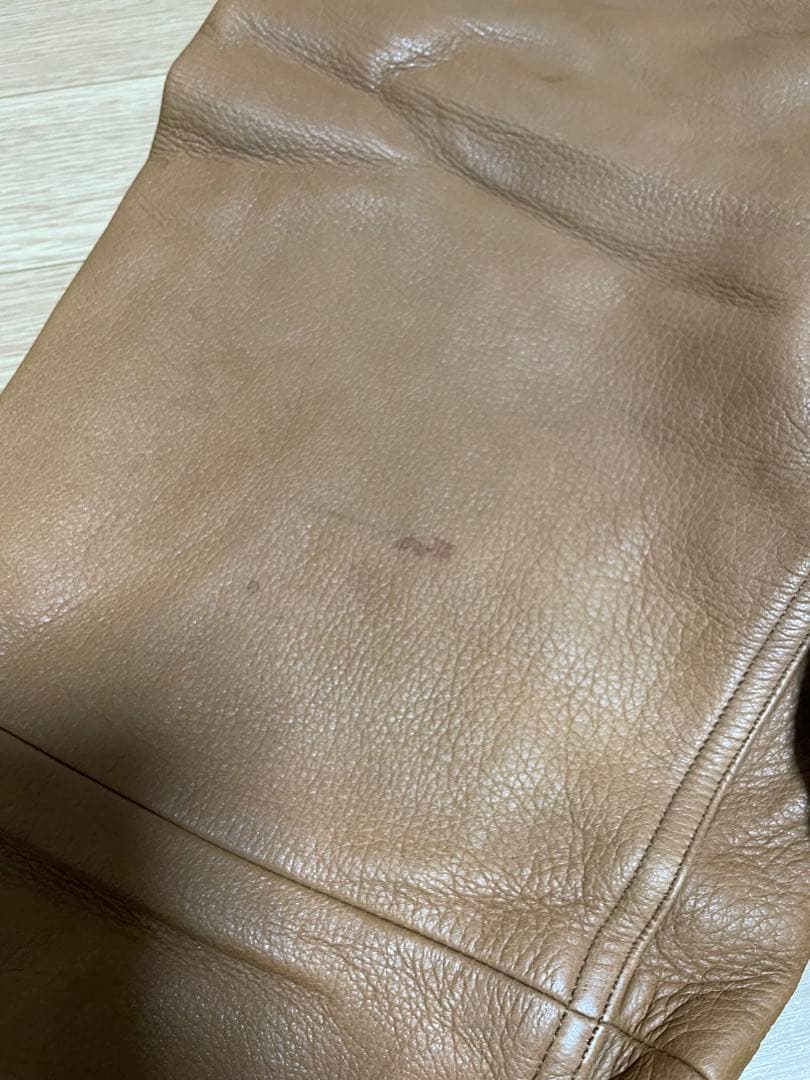 レッドムーン　redmoon レザーパンツ　鹿革　ディアスキン　ブラウン　茶色L