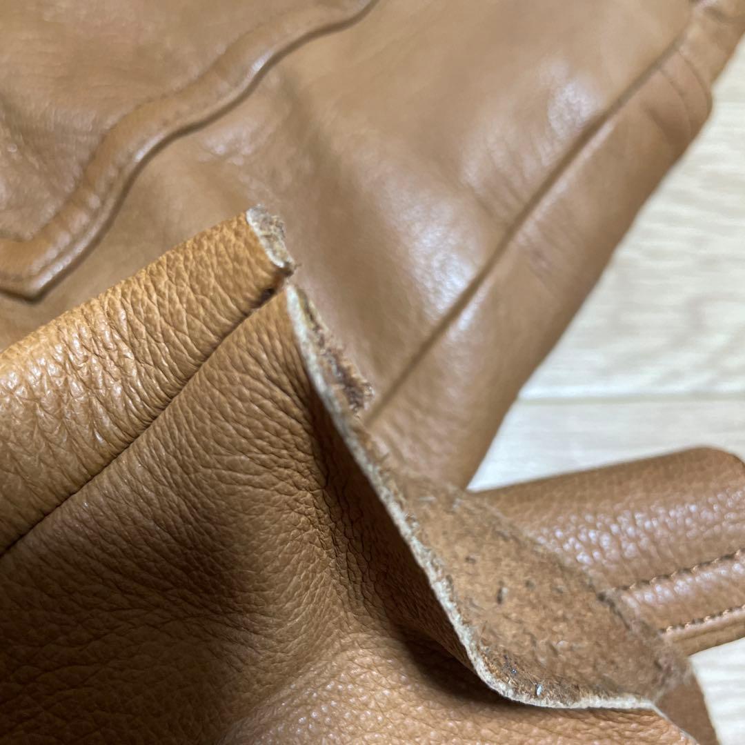 レッドムーン　redmoon レザーパンツ　鹿革　ディアスキン　ブラウン　茶色L