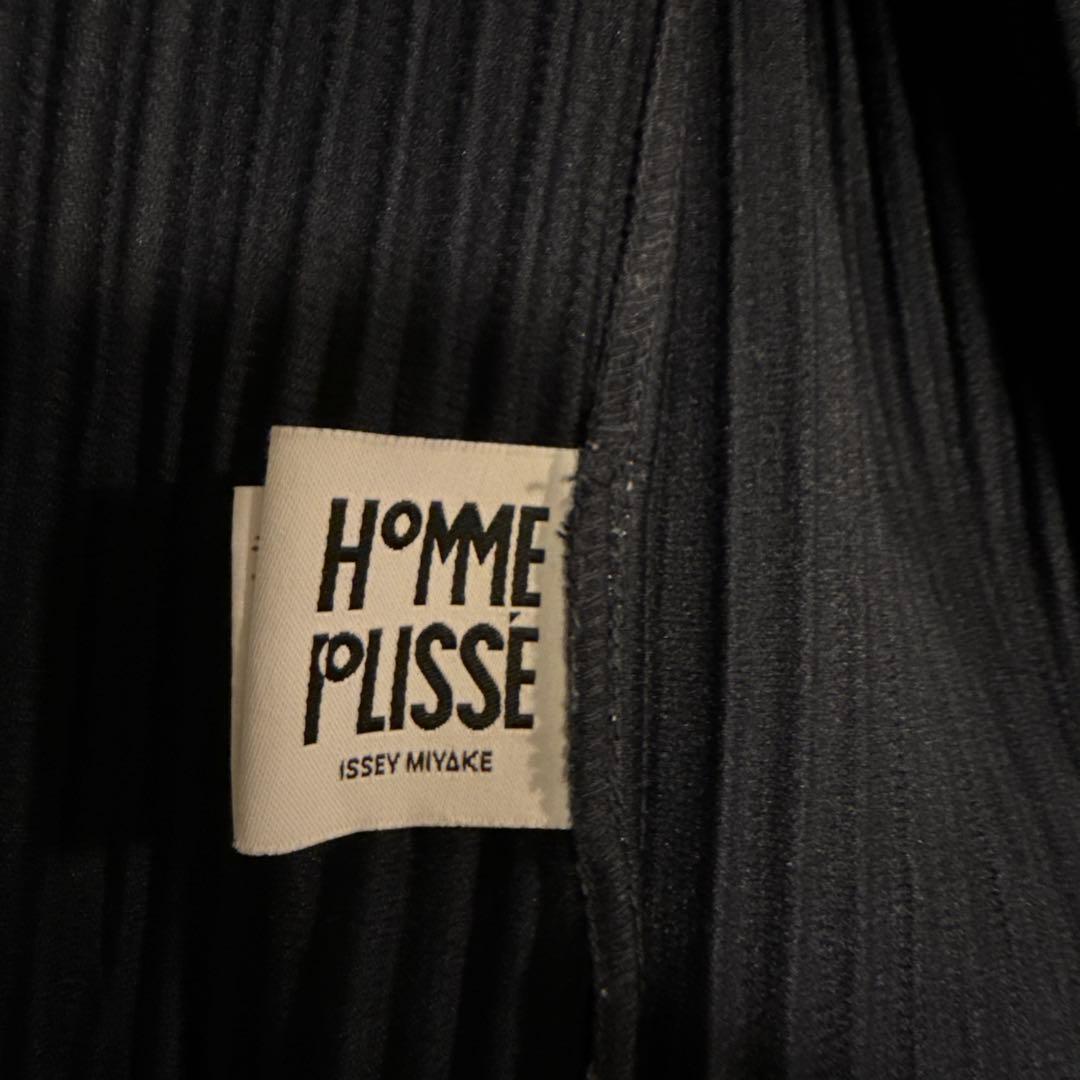 【美品】イッセイミヤケ　プリーツカットソー(黒)