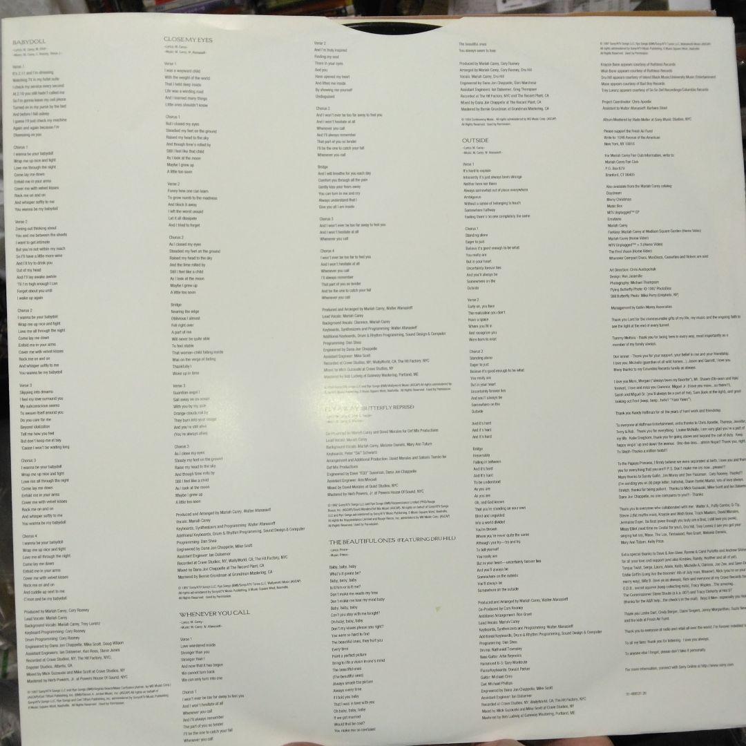 ['97年EU盤LP] マライア・キャリー/バタフライ