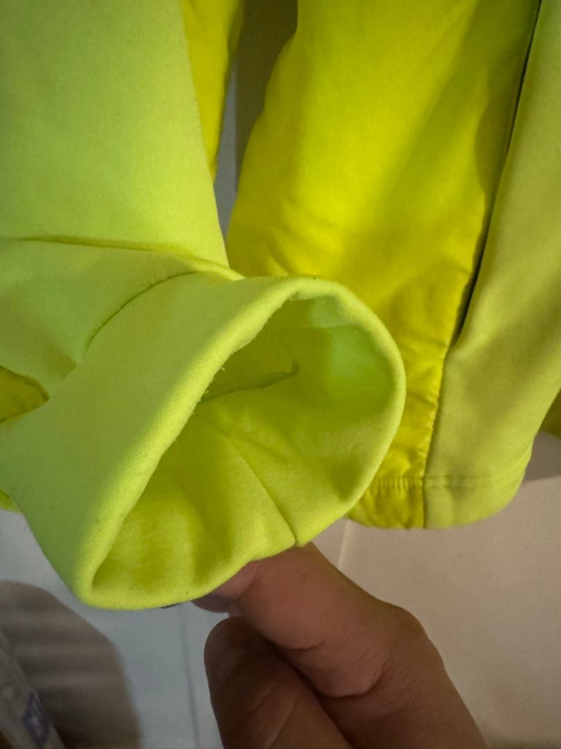 「美品」　TFW49 ジップパーカー　イエロー　裏起毛