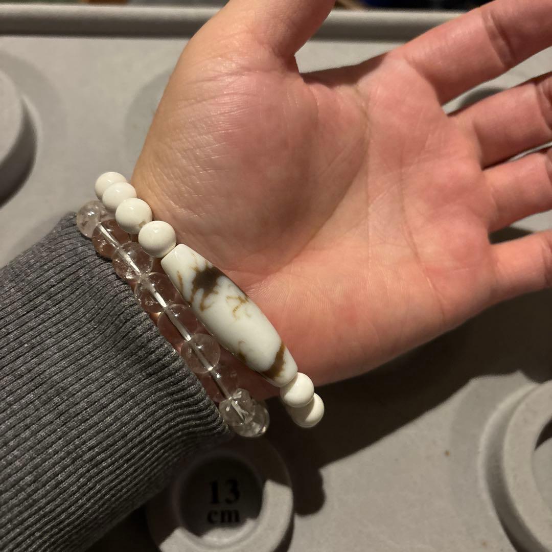 白龍神天珠！ホワイトオニキス！すんごいパワー！綺麗！