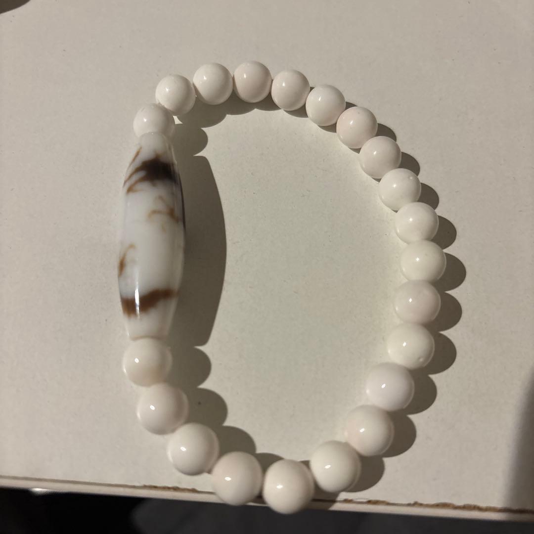 白龍神天珠！ホワイトオニキス！すんごいパワー！綺麗！