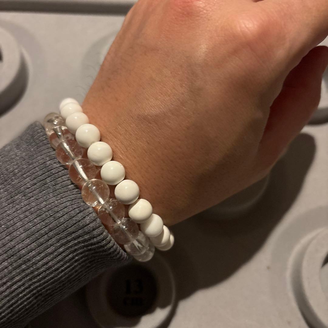 白龍神天珠！ホワイトオニキス！すんごいパワー！綺麗！