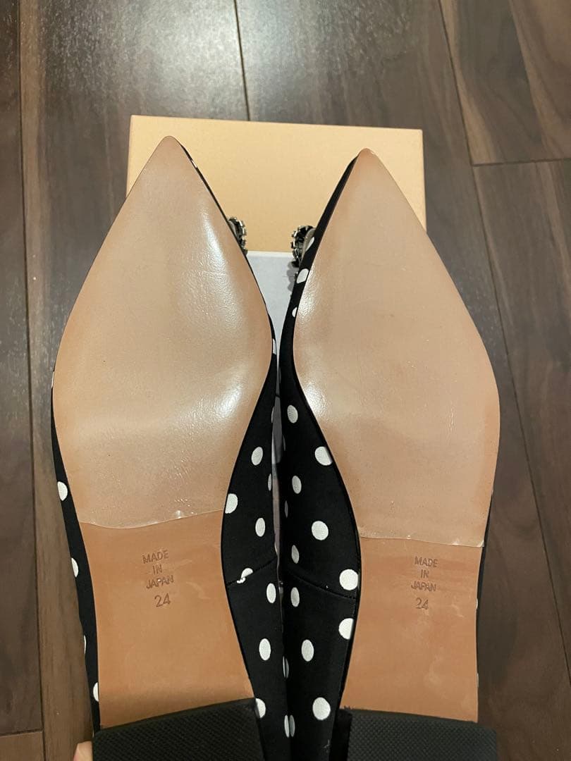 ohga ドットビジューパンプス　24.0cm 新品未使用品