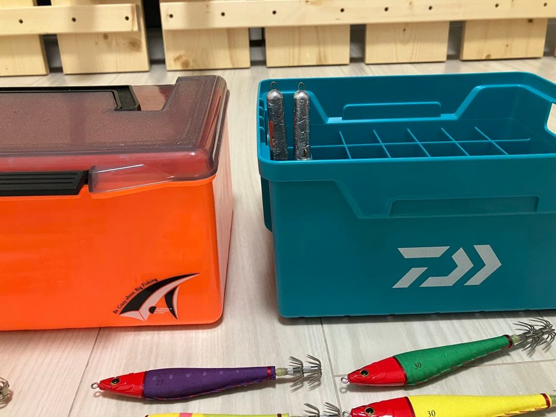 イカメタル用エギとメタルスッテ、ほぼ未使用品