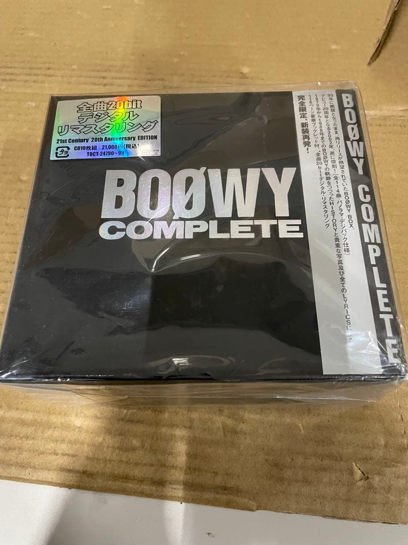 BOØWY COMPLETE 20周年記念エディション
