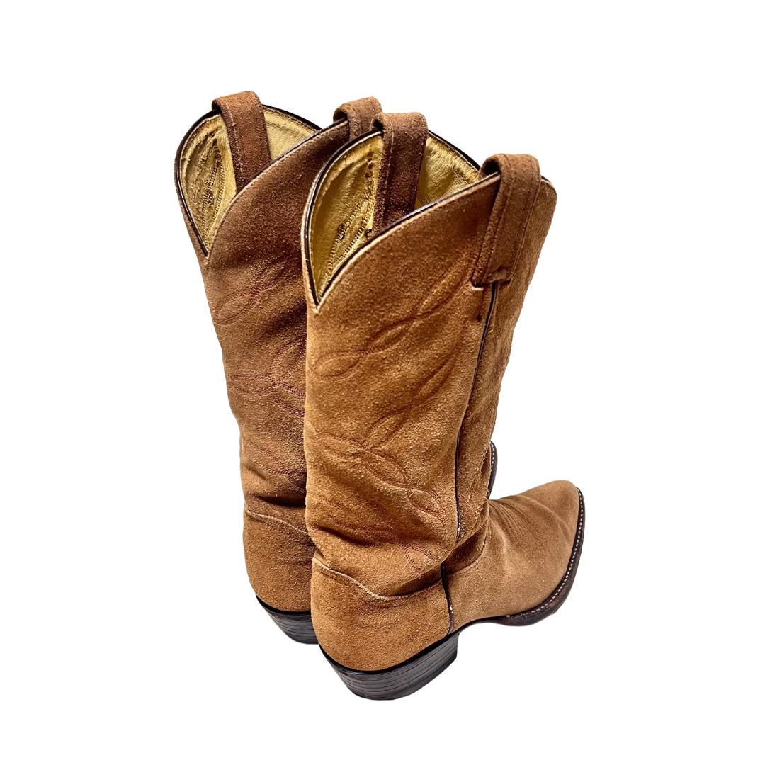 Tony Lama トニーラマ スウェード ウエスタンブーツ 7D 25cm