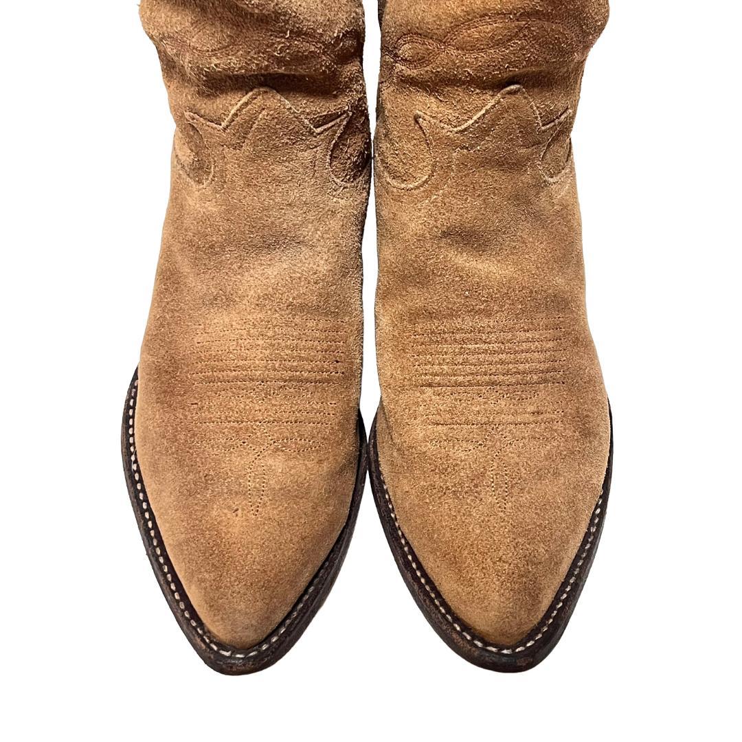 Tony Lama トニーラマ スウェード ウエスタンブーツ 7D 25cm