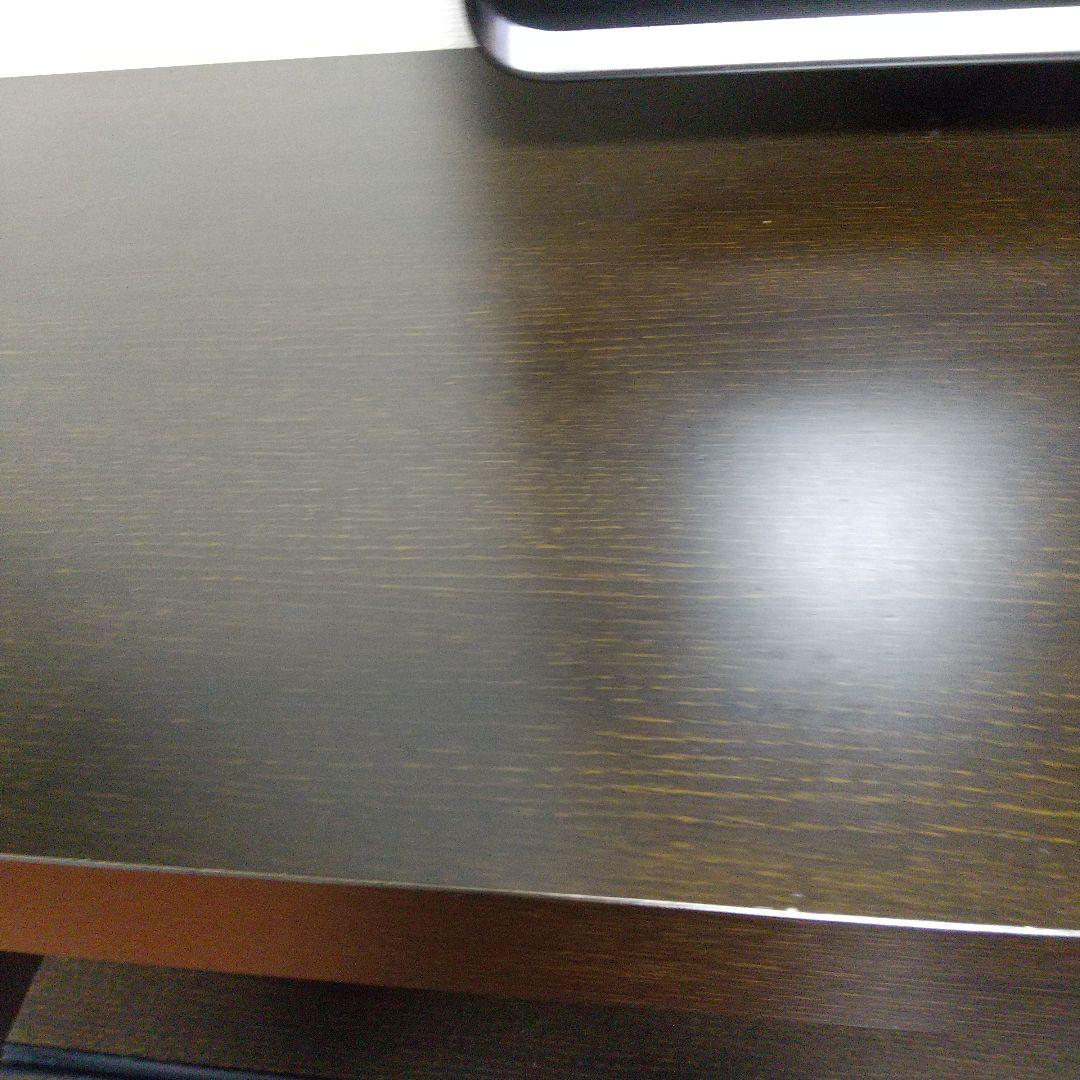 テレビ台 75型もOK 木製 ダークブラウン収納付き3月末頃迄の出品です底値です