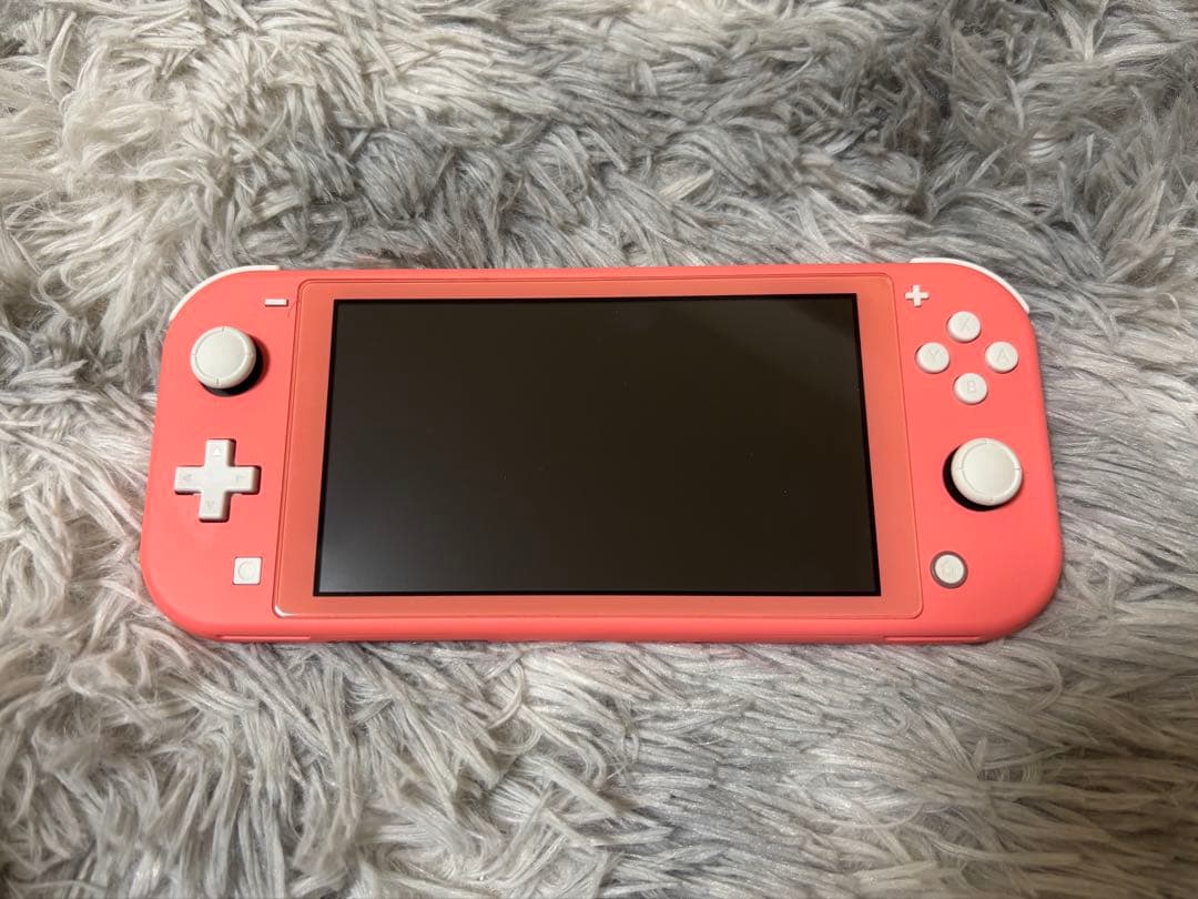 Nintendo Switch Lite 本体 コーラルピンク ケース付き