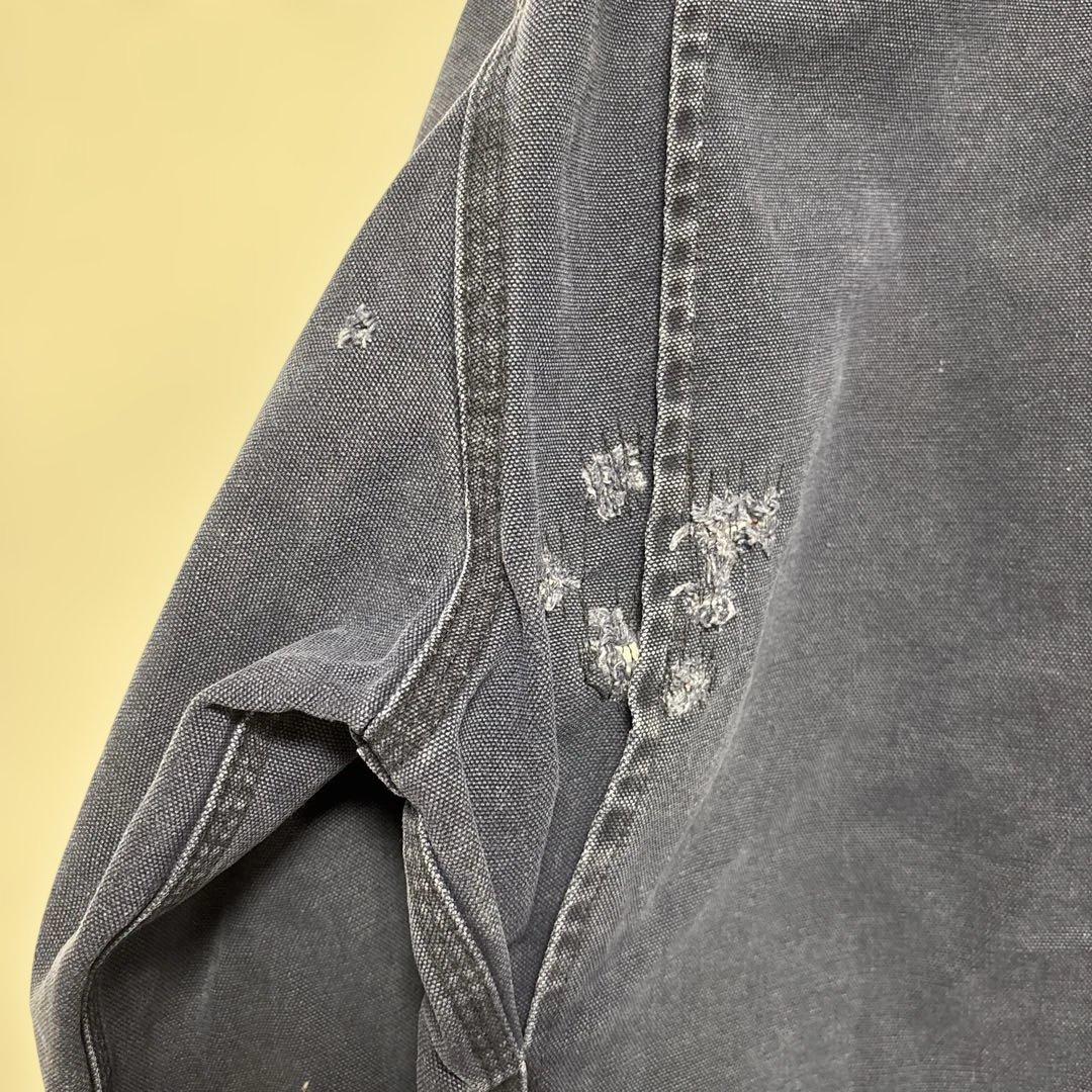 90s USA製星タグ CARHARTT チョアコート ネイビー Ｌ