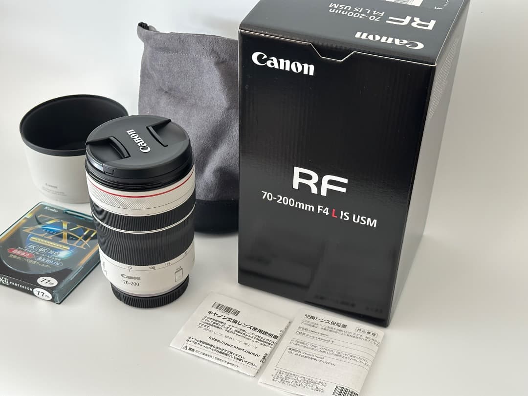 【美品/フィルター付】Canon RF70-200mm F4 L IS USM
