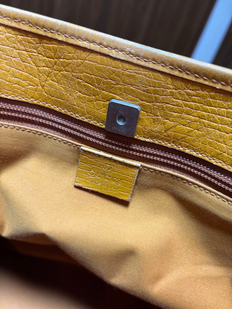 【希少色】 Gucci グッチ GGスプリーム PVC レザー トートバッグ