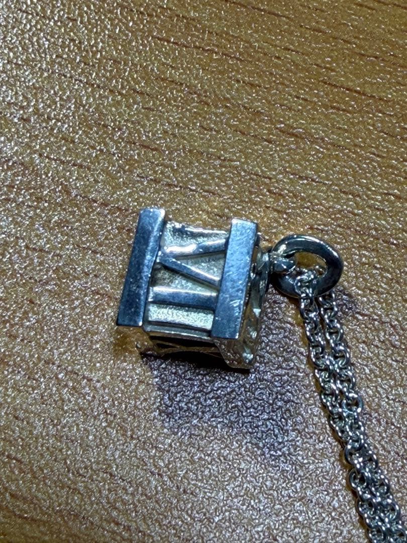 ティファニー　アトラスキューブ　ネックレス　シルバー　レディース　メンズ　美品